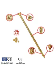 Wkręty konstrukcyjne Klimas KMWHT - Wysoka jakość, niezawodność i bezpieczeństwo